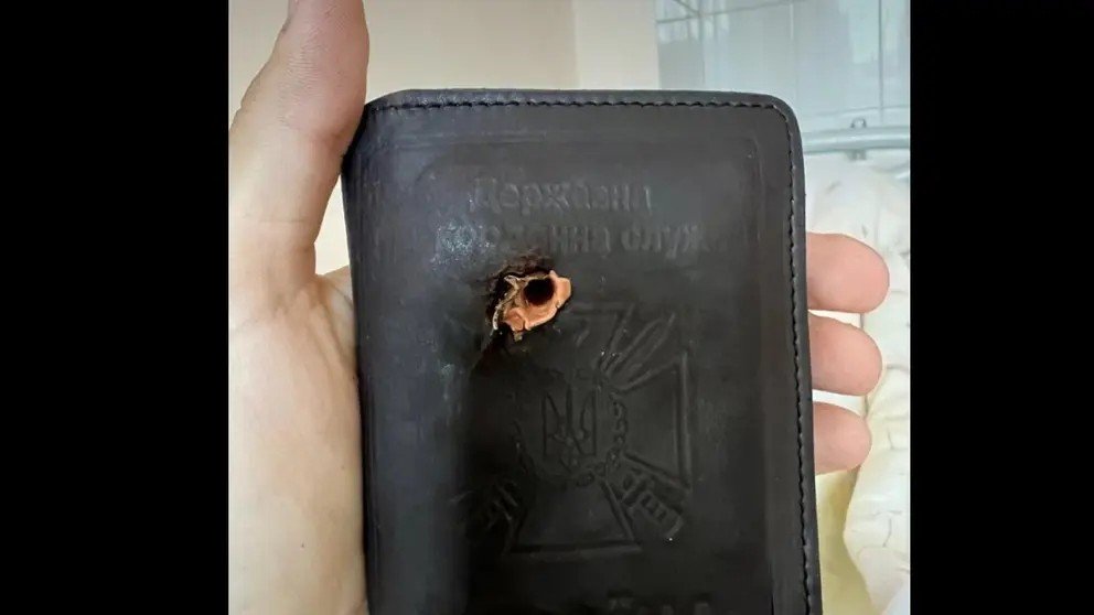 Border guard’s ID card stops bullet, saves wounded soldier’s life