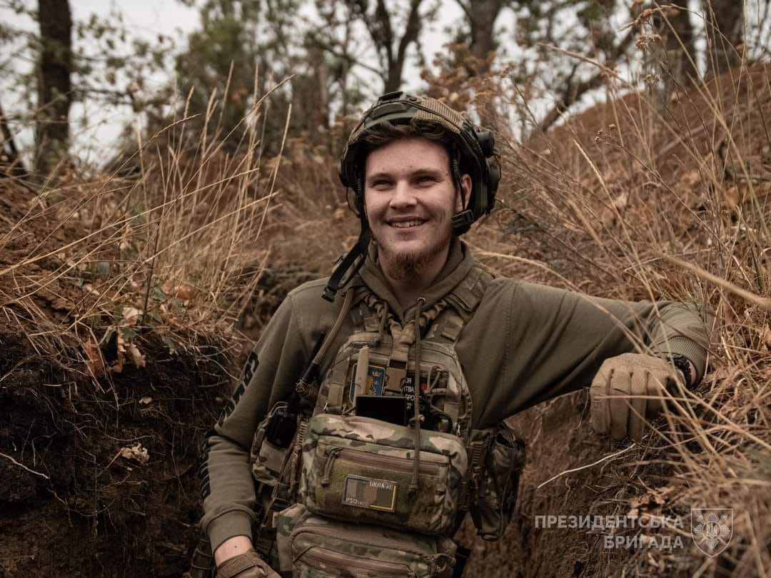 Lviv native Maksym Surik — captain and company commander at 23