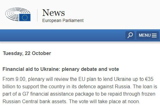 EU approves €35bn loan to Ukraine