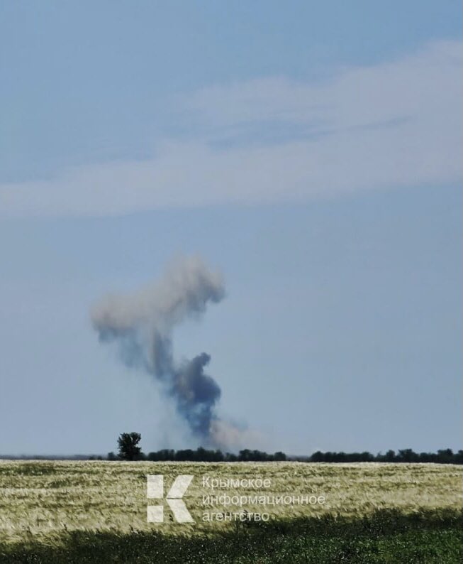 Explosion near Simferopol in Crimea