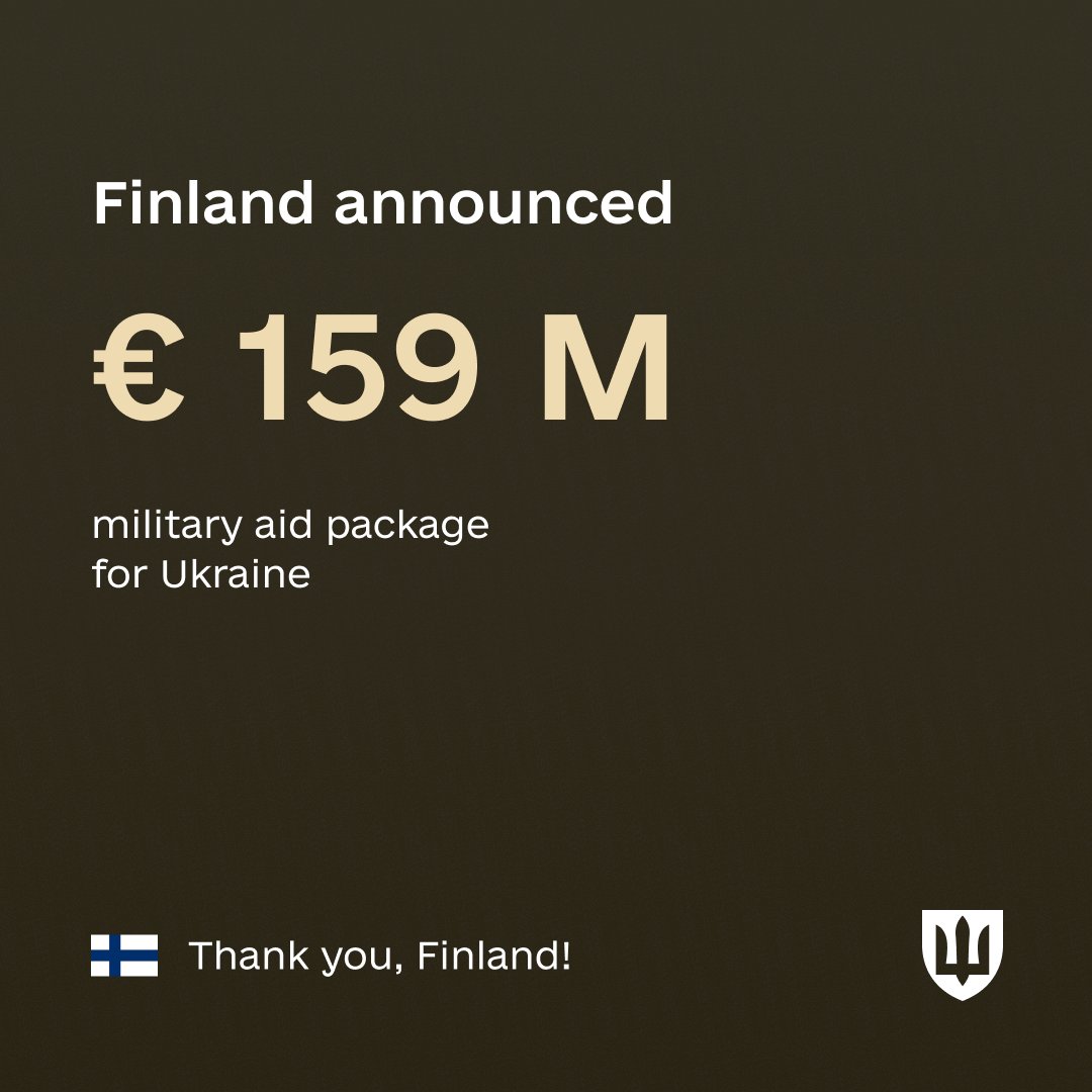 Finland announces 24th military aid package to Ukraine