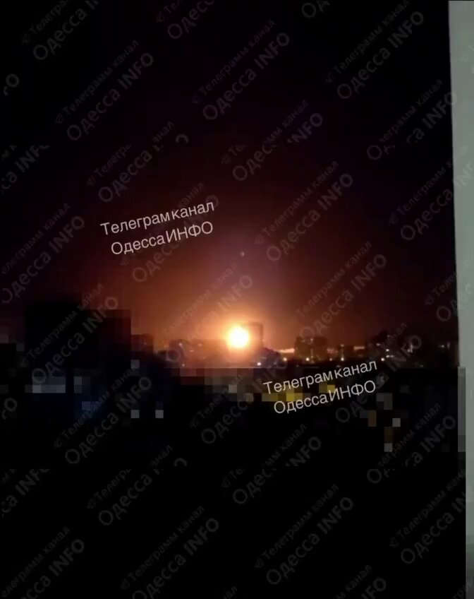 Russian Drone Waves Strike Odesa Residential Areas and Kindergarten