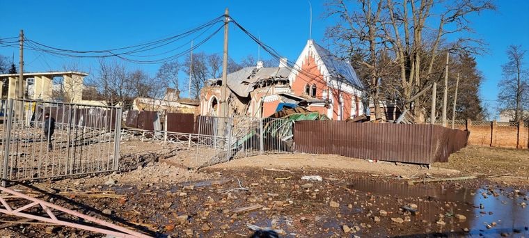 Russian shelling damages Chernihiv museum that survived WW2 and Bolsheviks