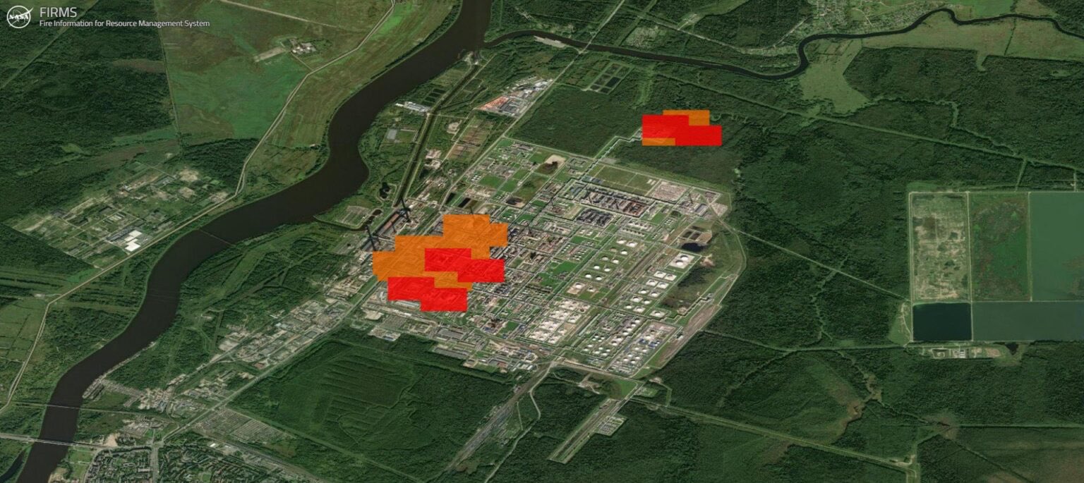 Fire at Kirishi Oil Refinery after Ukrainian drone strike