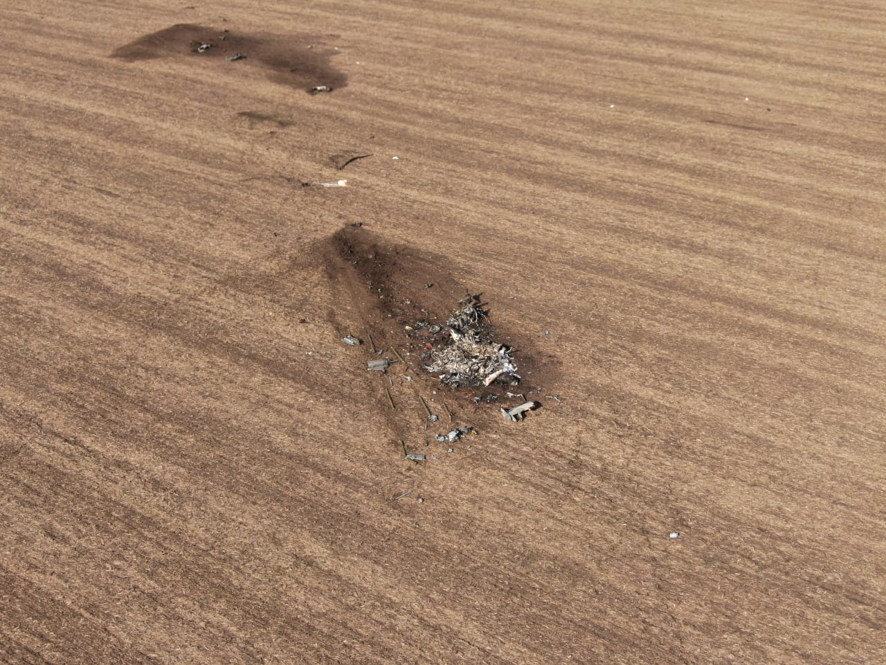 Remains of a Ka-52 shot down near Kharkiv