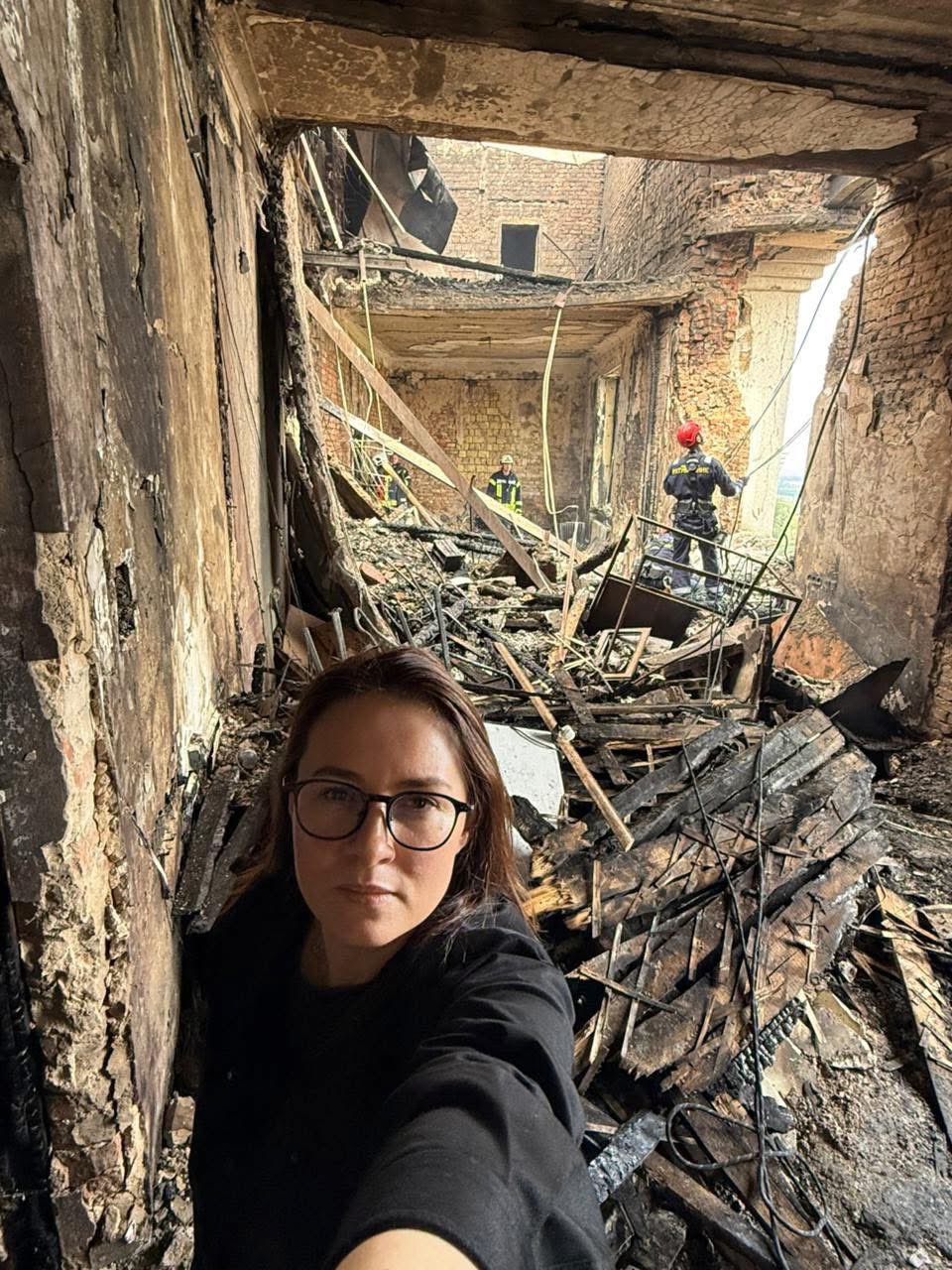 Ukraine cabinet visits site of attack within their own building