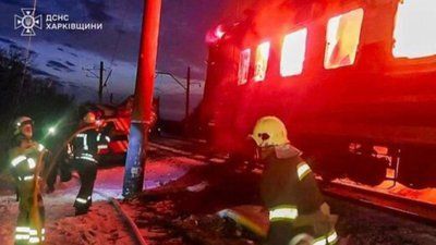 Death toll from Russian drone strike on train in Kharkiv