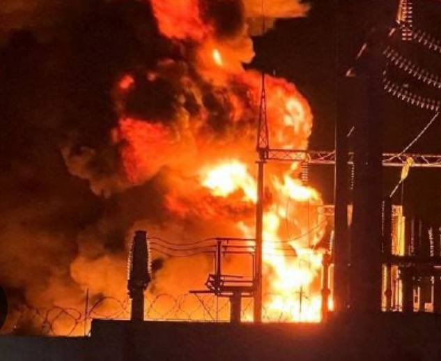 Massive enemy strike on energy facilities