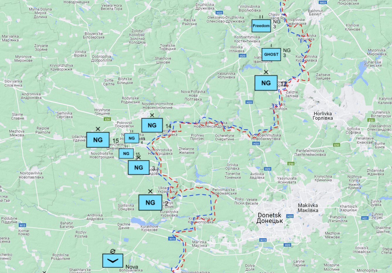 Ukrainian National Guards bolster Pokrovsk-Niuyork front