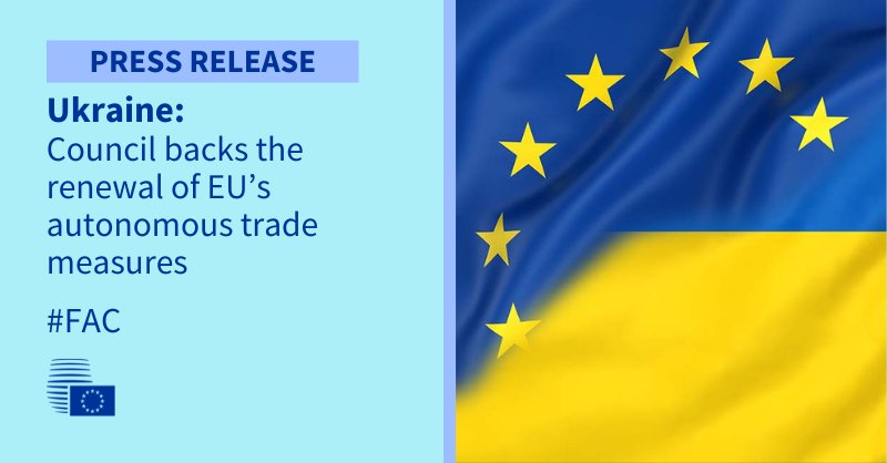 EU renews suspension of Ukrainian import duties gave safeguards