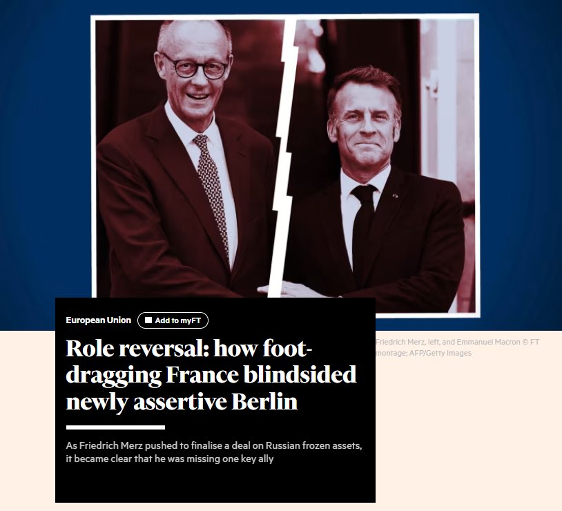 Growing rift between Berlin and Paris over Russian funds