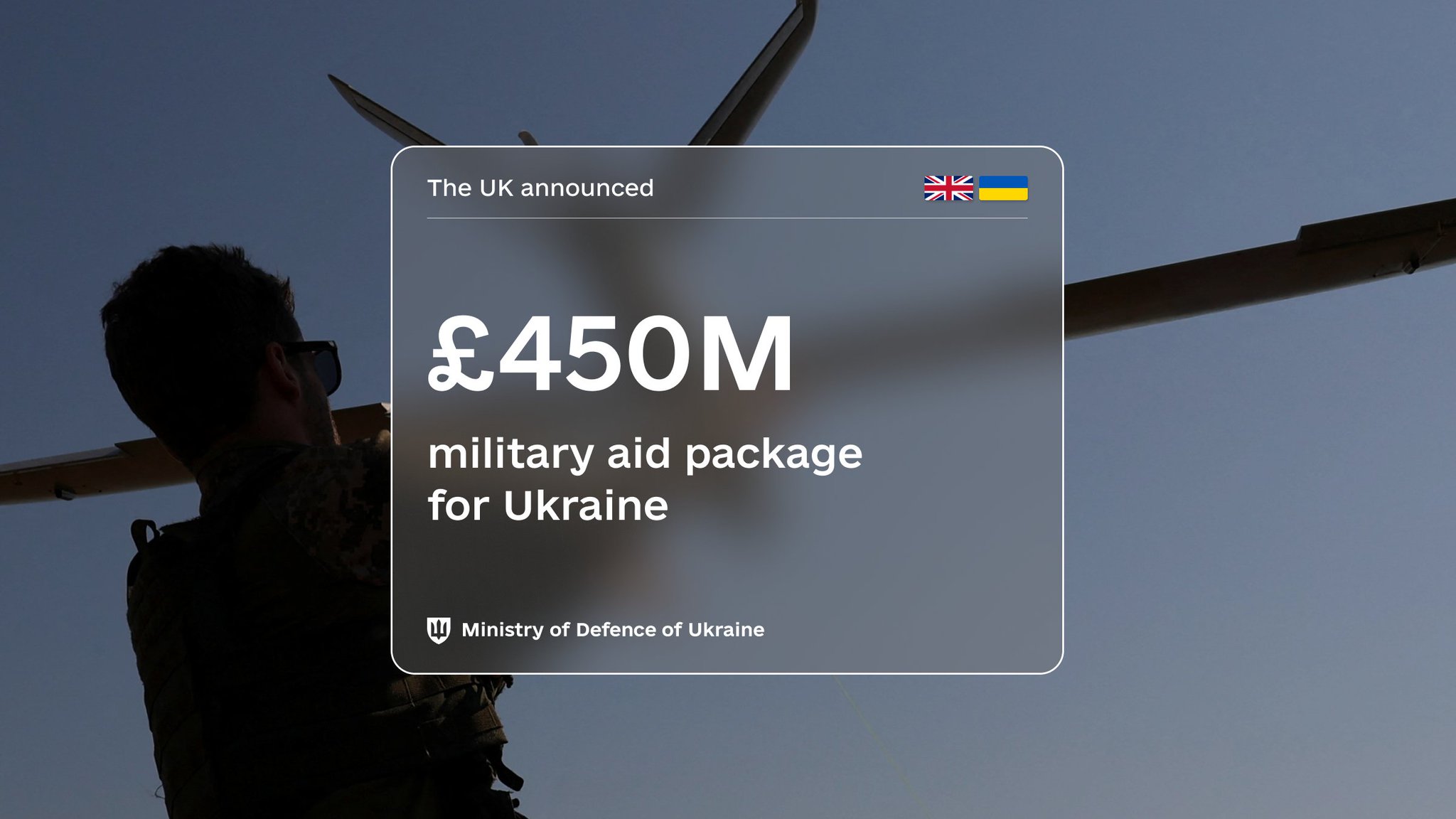 UK and Norway announce £450m military aid for Ukraine, including radar systems.