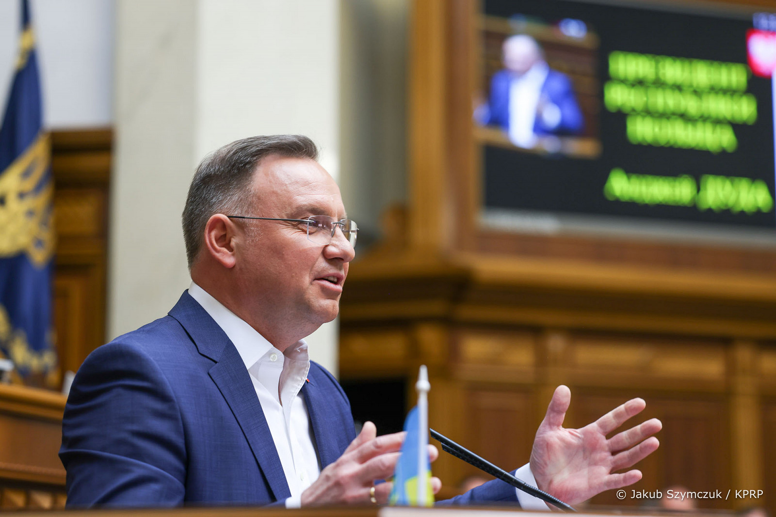 Polish President Duda: free world has face of Ukraine