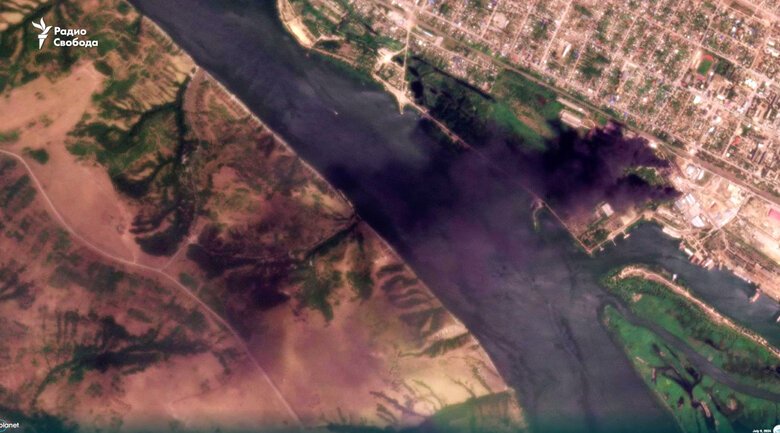 Drone strike aftermath on oil depot in Volgograd region. Satellite photos.