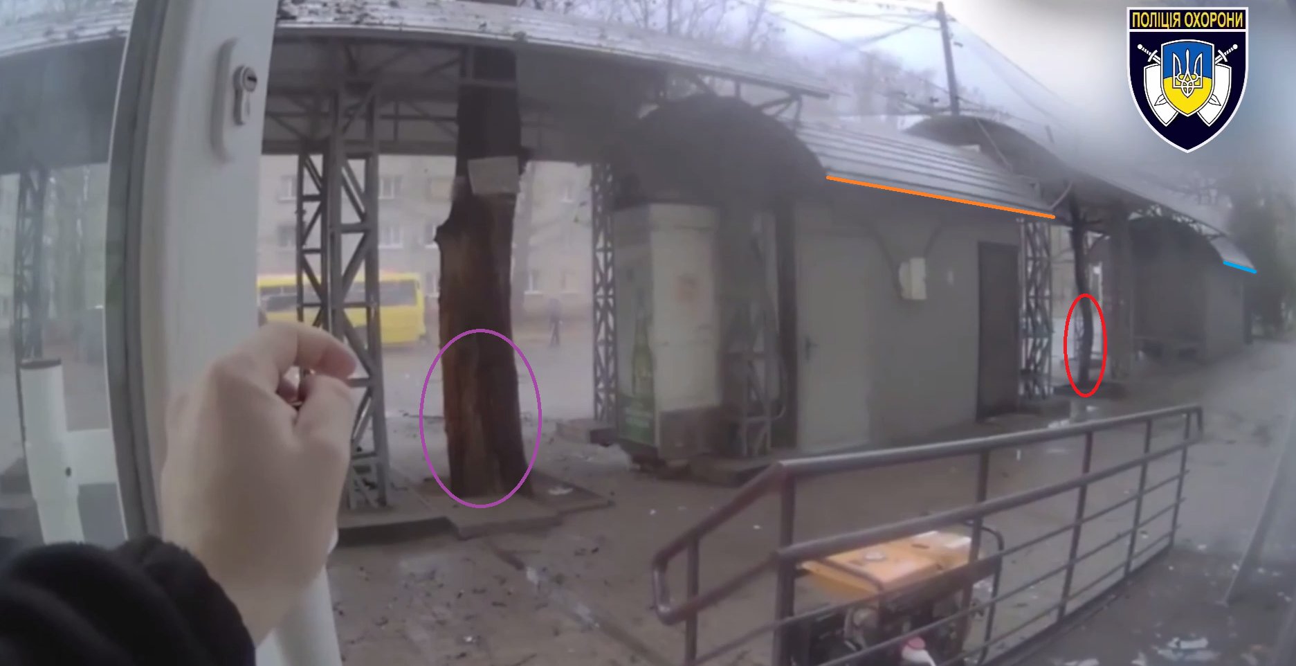Civilian injured after Russian drone attack at bus stop