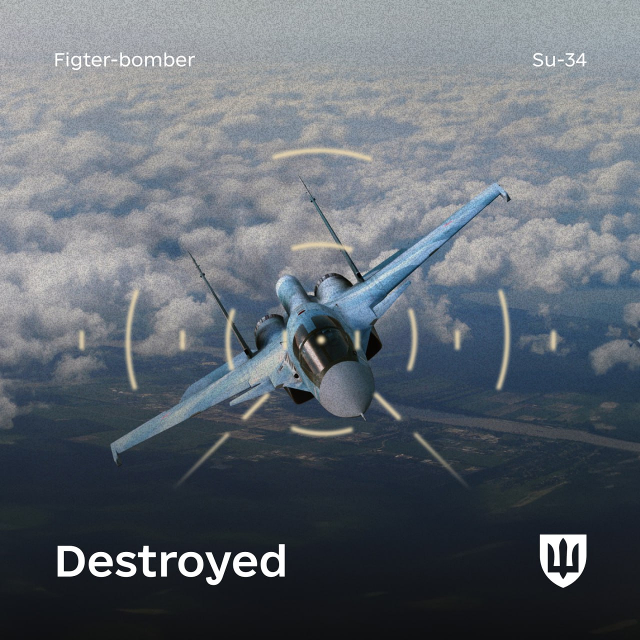 Ukrainian Forces Destroy Russian Su-34 in Russia’s Kursk Region
