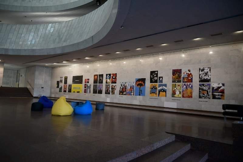 War-time posters exhibition in Kyiv