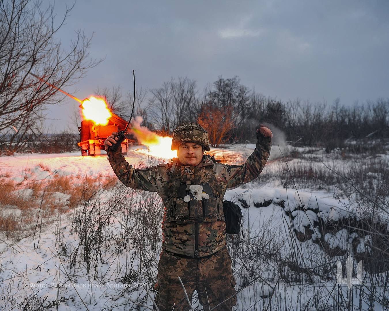 The 127th Heavy Mechanized Brigade MLRS strikes in Kharkiv