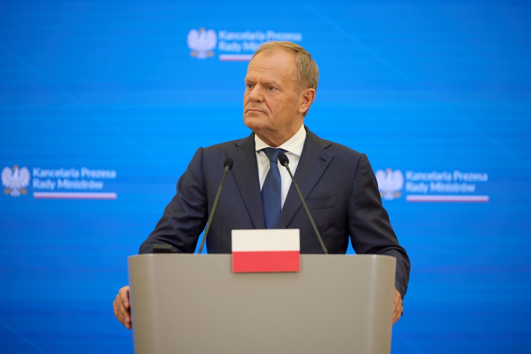 Tusk informs NATO chief about Shahed drone incursions into Poland