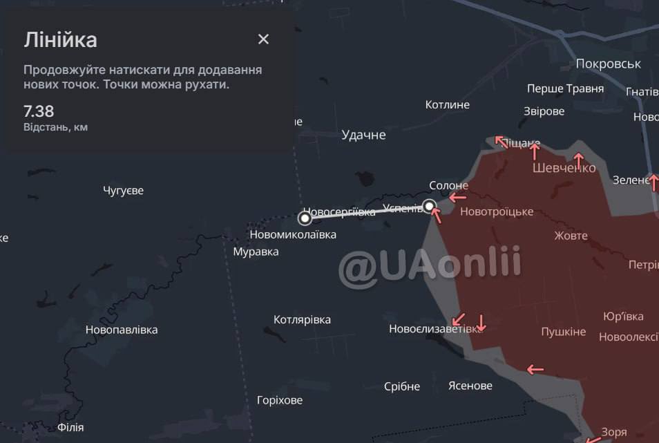 Russians 7 km from Dnipropetrovsk border