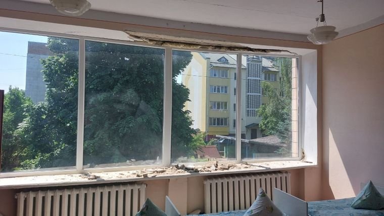 Chortkiv rocket attack damages schools, preschool, sports facility, homes, stores