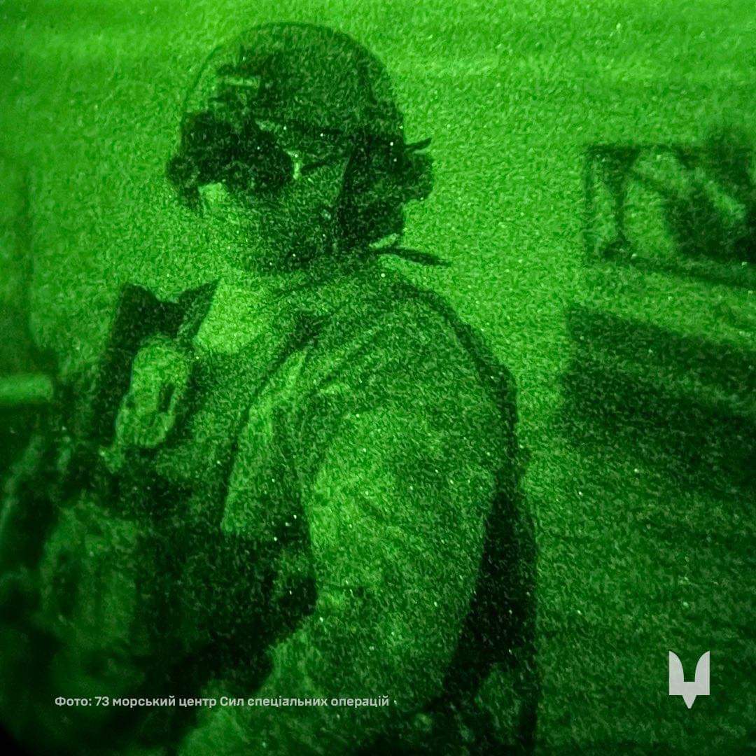 Operators of 73rd Naval Spetsnaz Train at Night