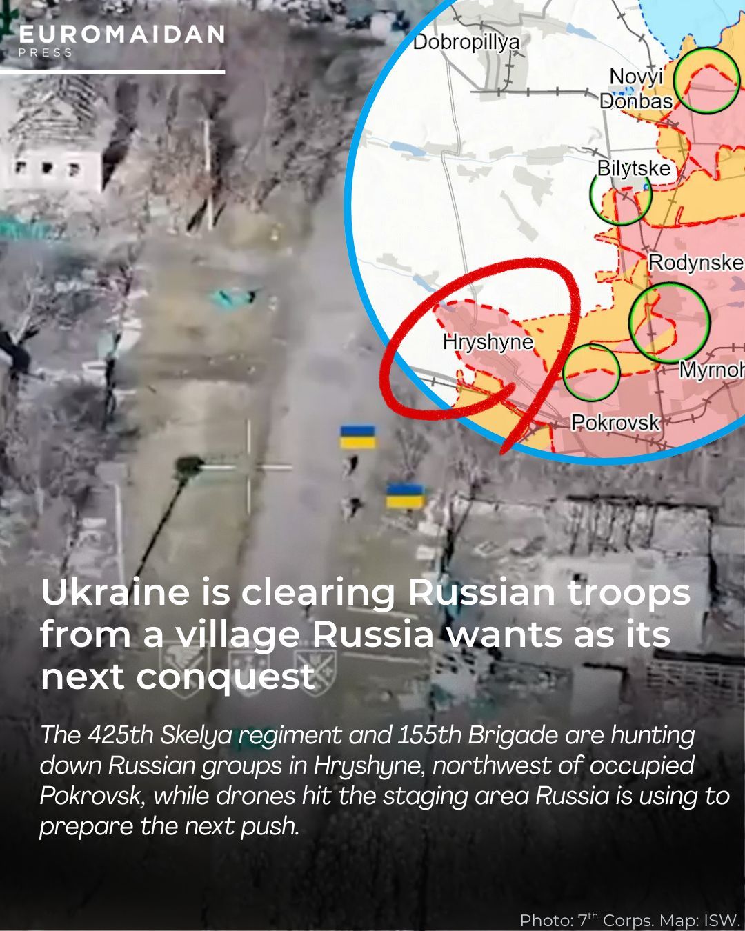 Ukraine: Battle for Hryshyne after Pokrovsk (7th Corps)