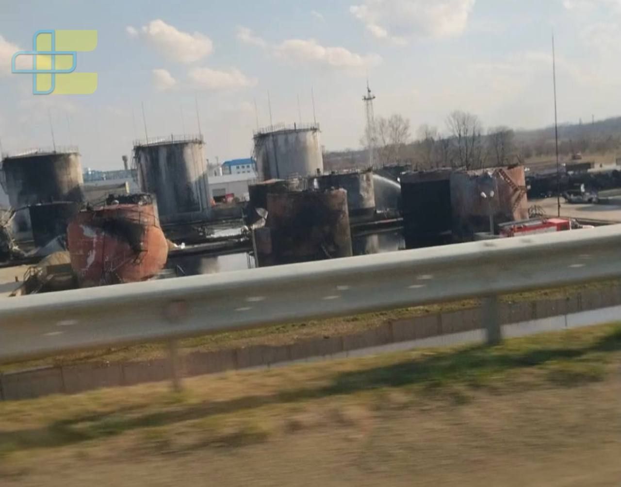 Ukraine Drones Destroy 70% of Russian Fuel Depot in Labinsk