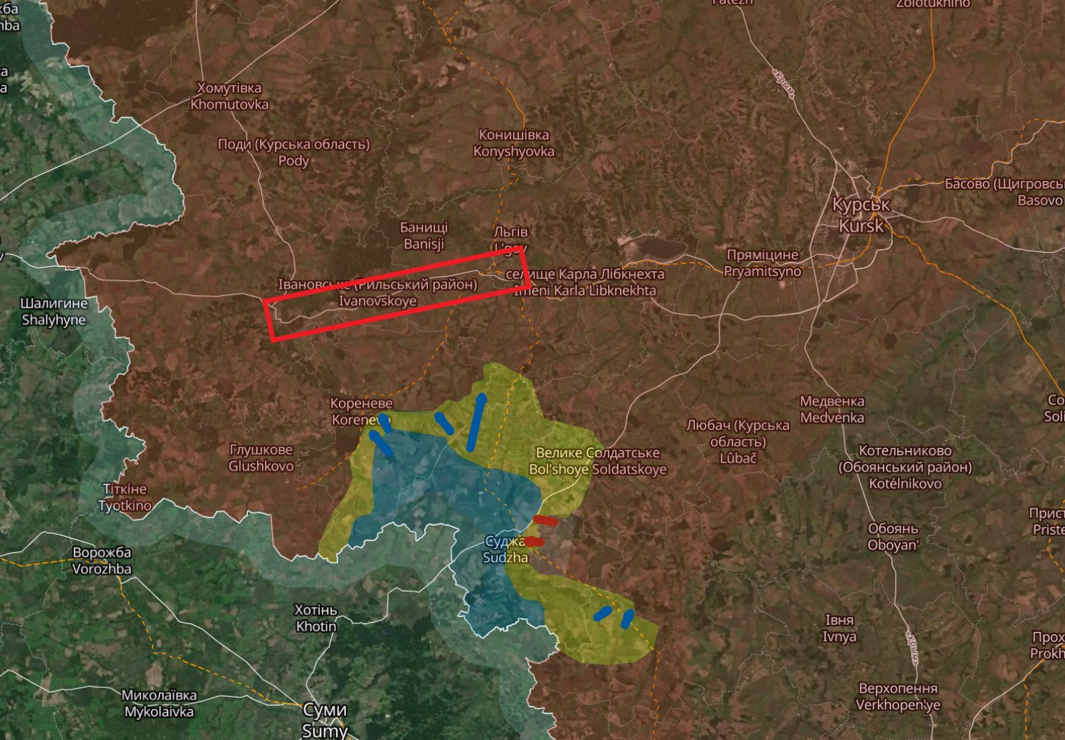 Ukrainian drones patrol Russian supply line