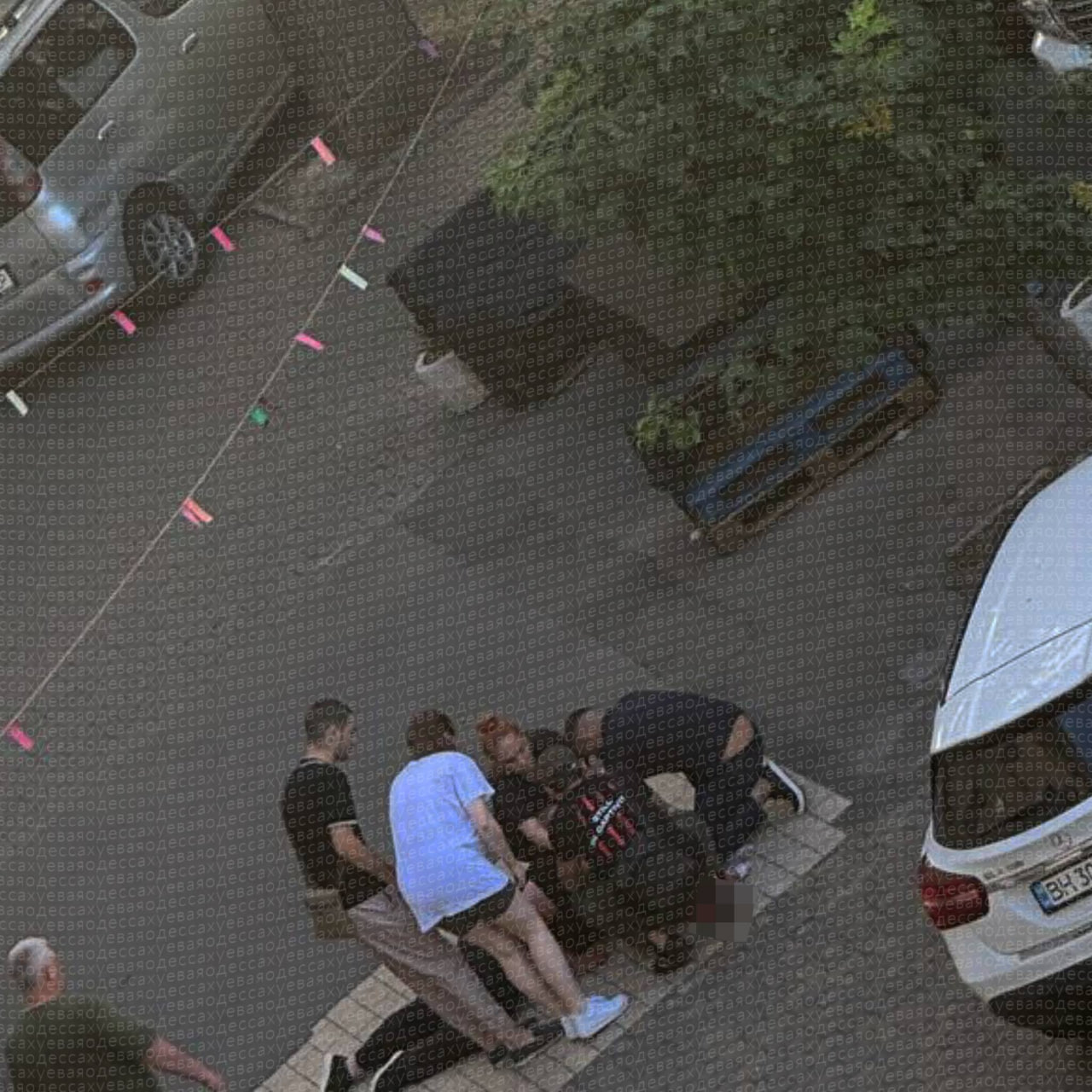 Shooting in central Odesa