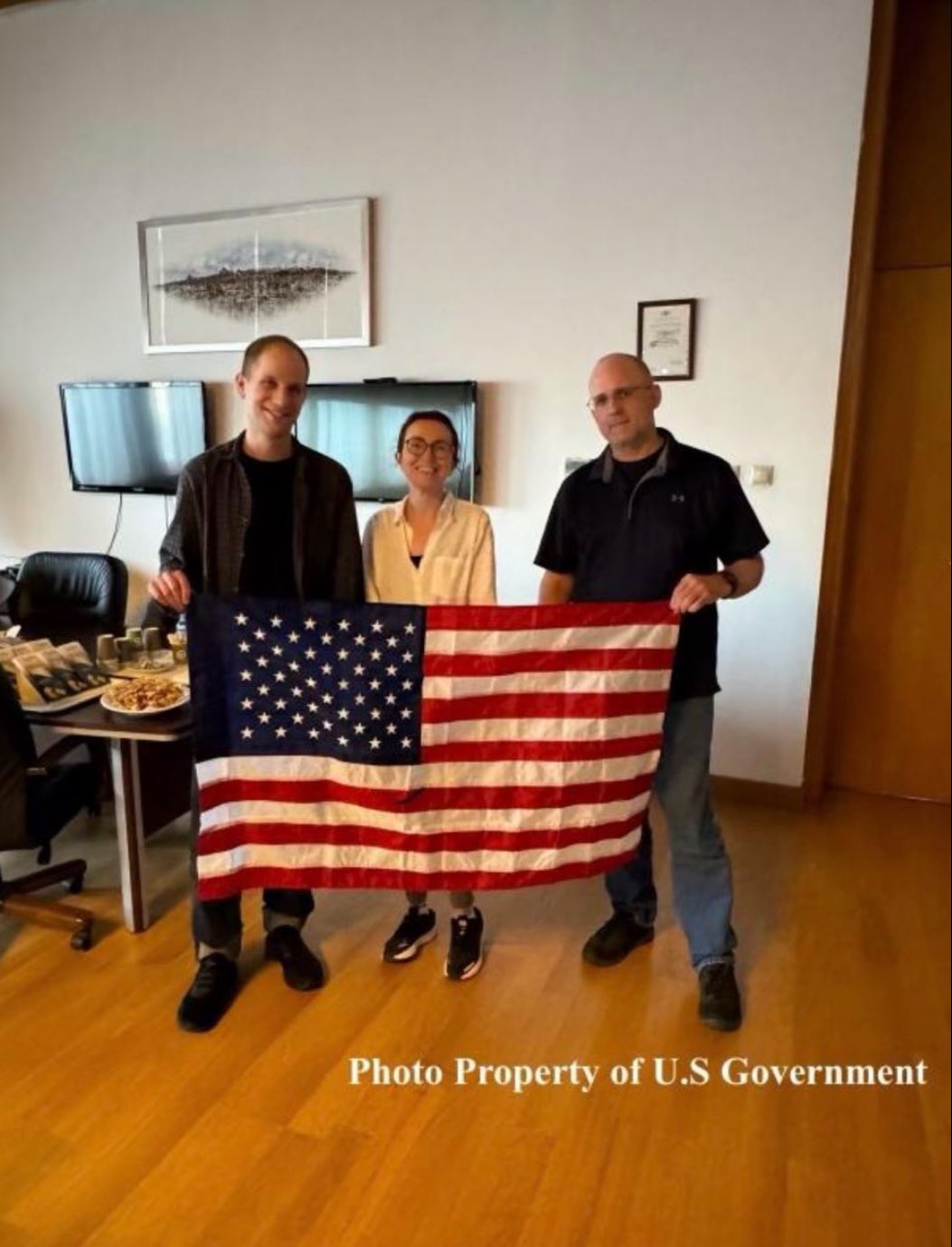 Journalists and ex-marine freed in US-Russia prisoner swap