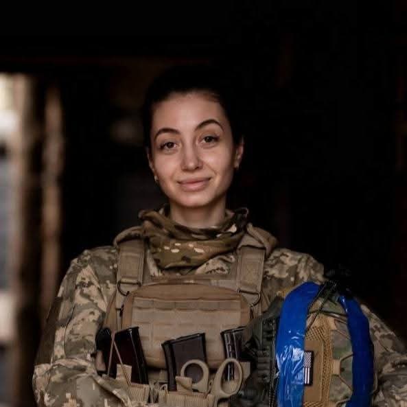 Daria, 21, the only female drone pilot in the unit