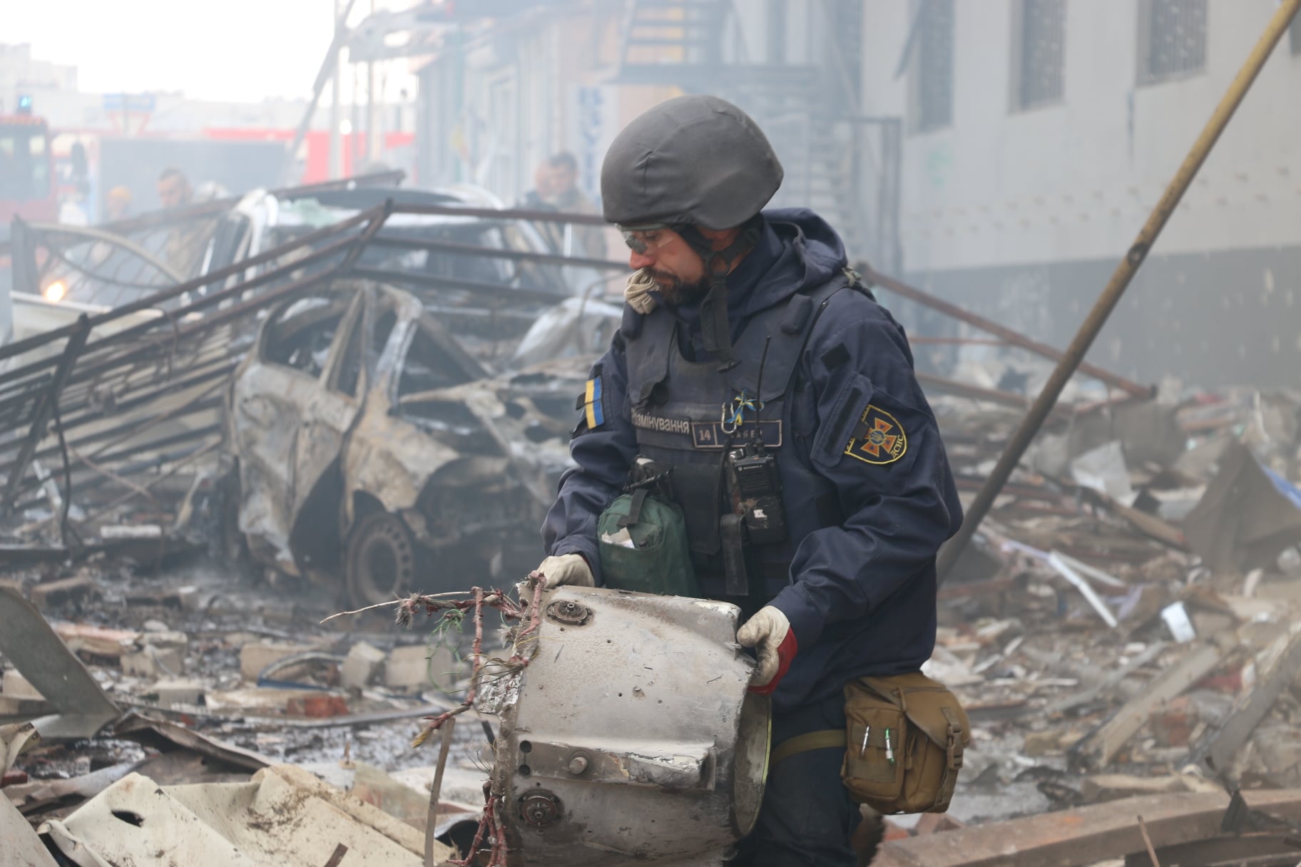 Russian forces shelled Kharkiv center: five dead, 13 wounded