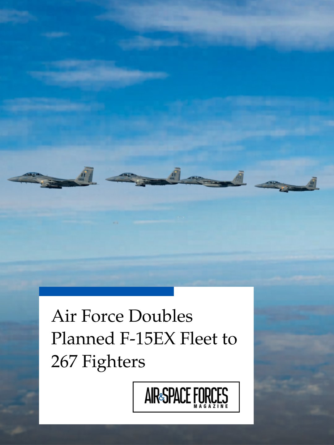 USAF Needs EF-15G Howler Dedicated Electronic Warfare Wing