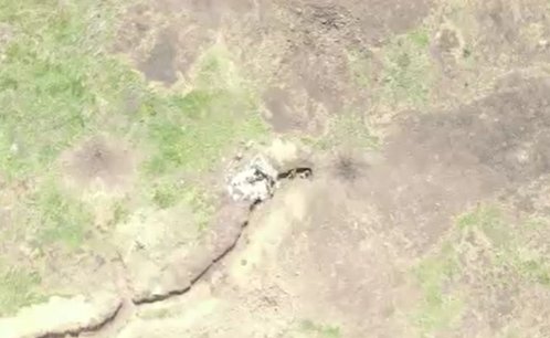 24th Brigade Fighters Destroy Invaders With Drone