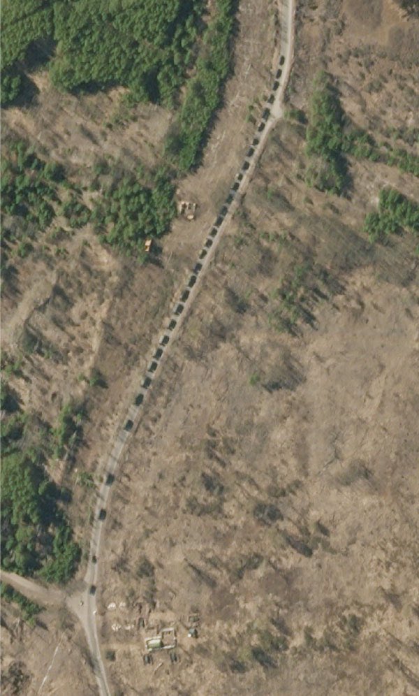 Russia built dugout system in Chernobyl Red Forest