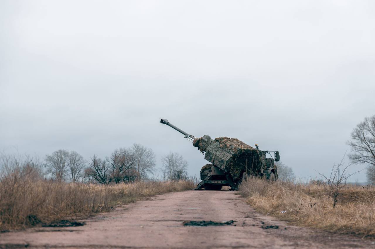 Swedish Archer howitzer in service with 45th Artillery Brigade