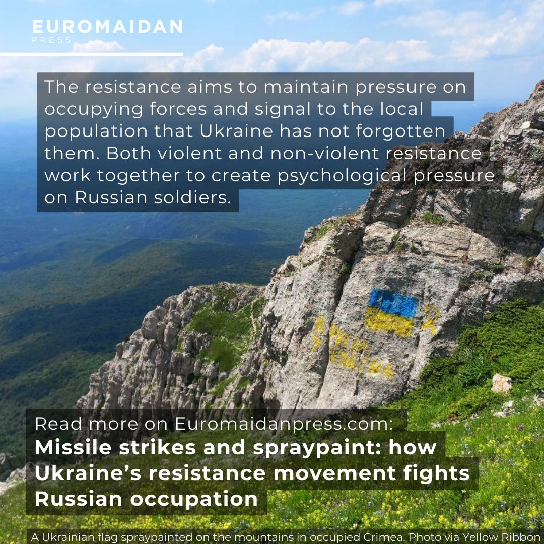 The Ukrainian resistance: violence and nonviolence against occupation