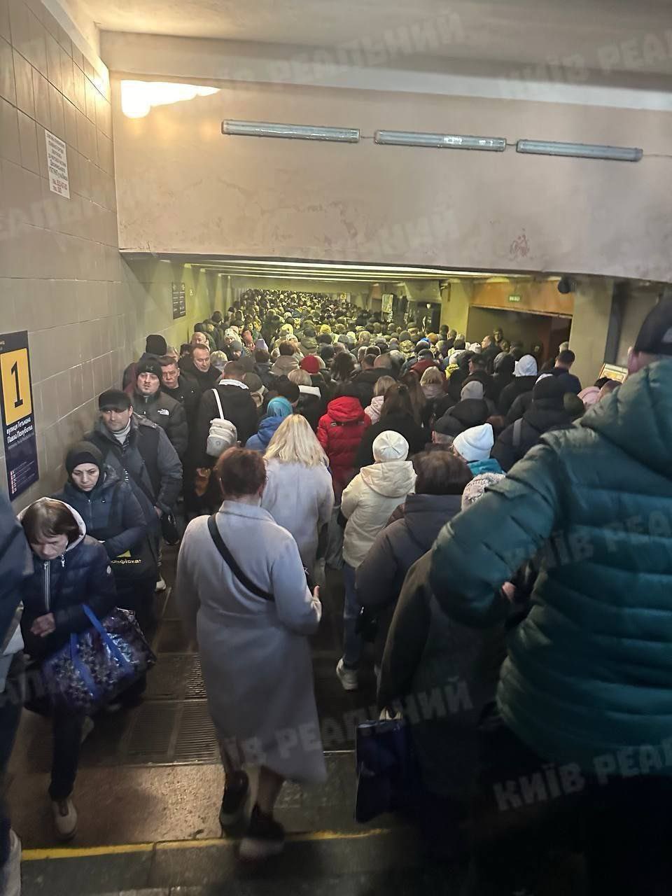 Kyiv metro overwhelmed by Russian drone strikes