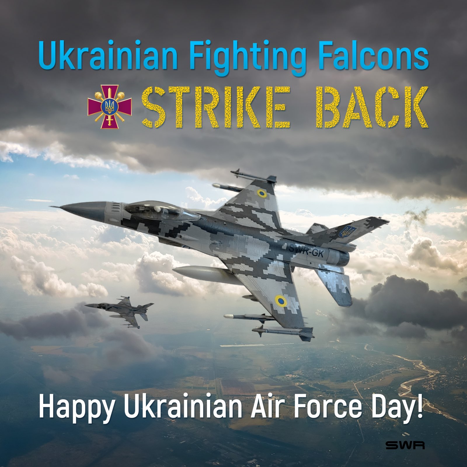 Homage to the Ukrainian Air Force today