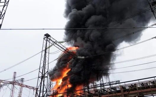 Occupants damage power grid in Kharkiv and region