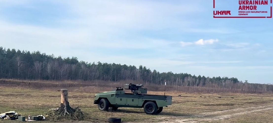 Ukraine tests Protector unmanned ground system