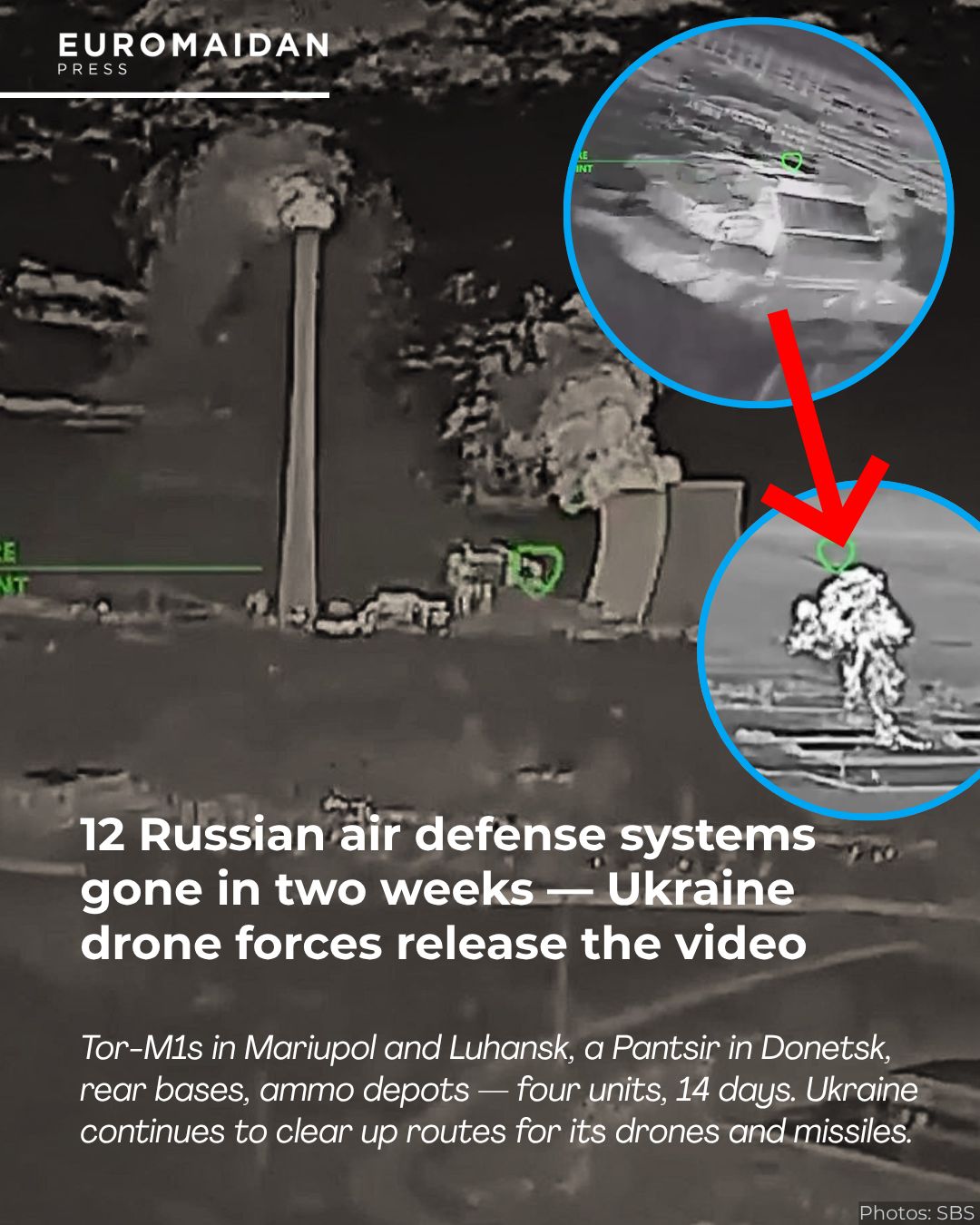 Ukraine Drones Knock Out 12 Russian SAM Systems in Two Weeks