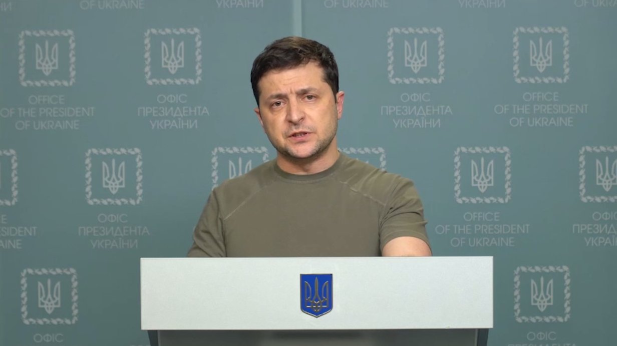 Today Russia attacked all of Ukraine, Zelenskiy spoke