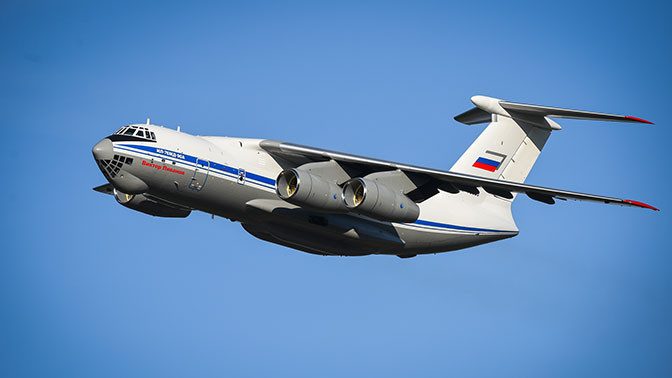 Ukrainian Air Defense Downs Enemy Il-76 Transport Plane