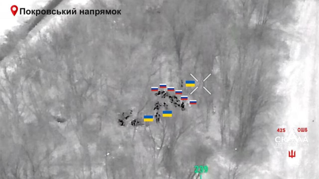 Ukrainian fighters capture 8 Russians near Pokrovsk