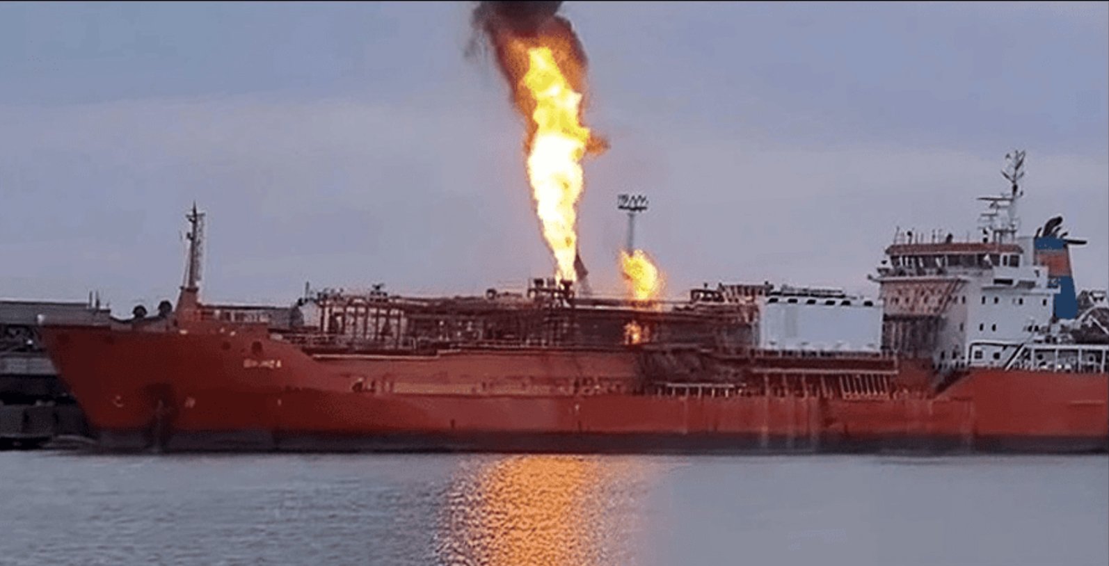 Russian Attack on Izmail Hits Turkish Tanker