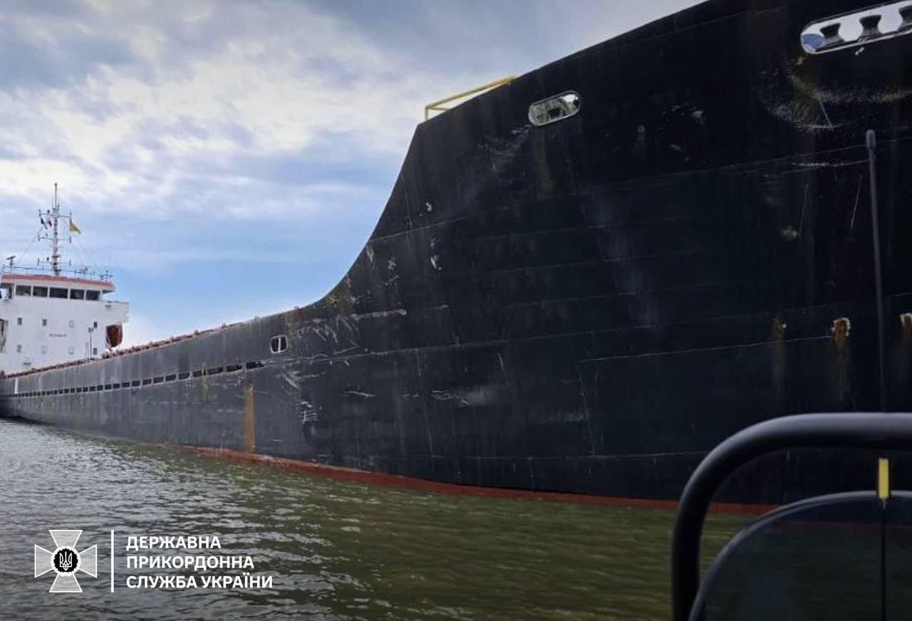 Ukraine detains Russian “shadow fleet” ship in Black Sea with Ukrainian wheat