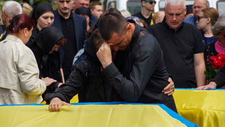 In Poltava, three soldiers were laid to rest
