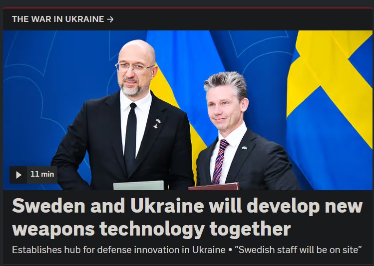 Sweden and Ukraine Boost Defense Tech Cooperation with Joint Innovation Hub